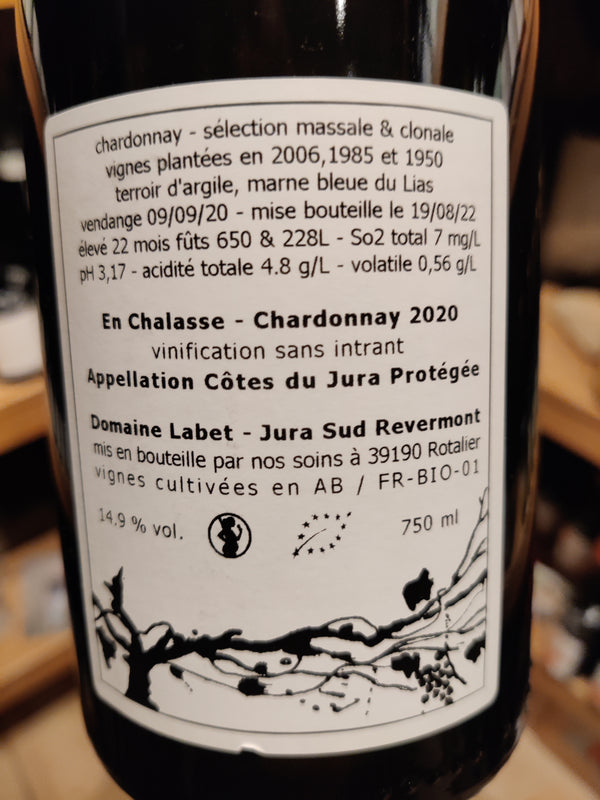 2020 En Chalasse, Chardonnay, Domaine Labet