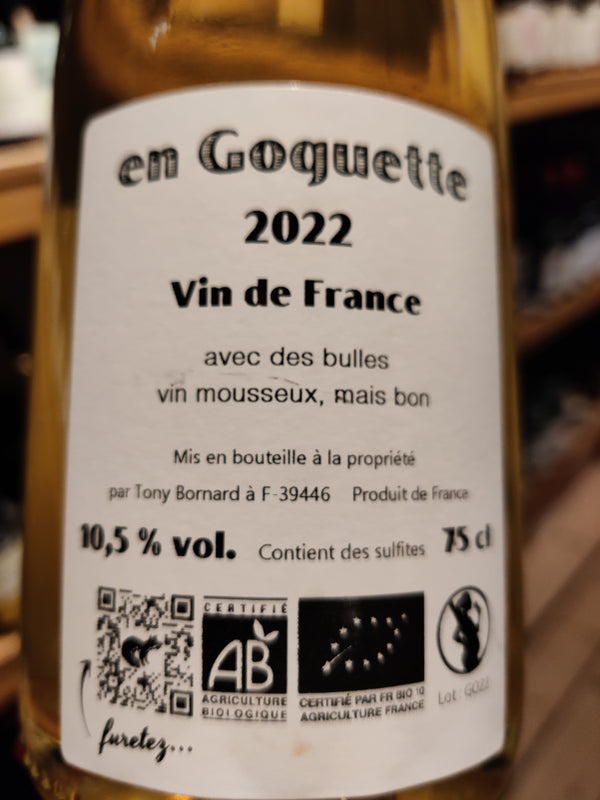 2022 Chardonnay, En Goguette, Vin Mousseux, Tony Bornard