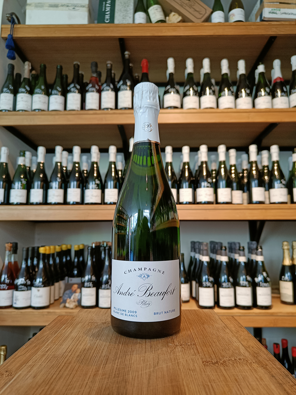 2009 Millésime, Polisy Blanc de Blanc, Brut Nature, André Beaufort