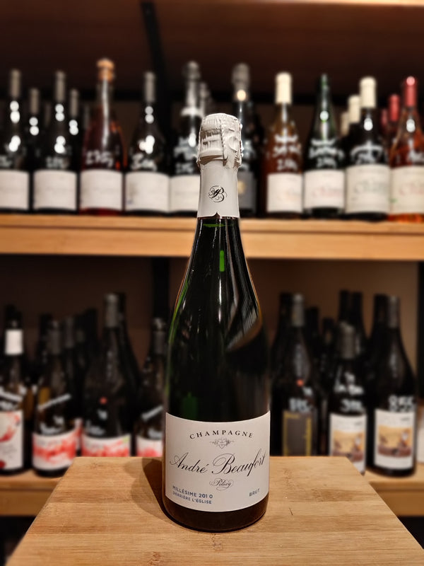 2010 Millésime, Blanc de Noir "Derriére Église", Landreville, Brut, André Beaufort