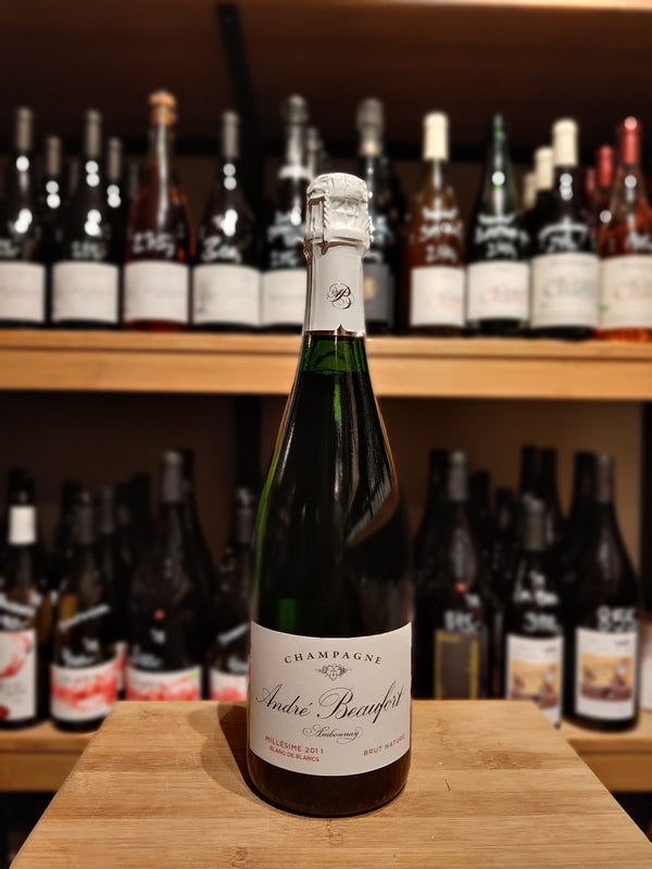 2011 Millesime, Blanc de Blanc, Ambonnay, Brut Nature, Andre Beaufort