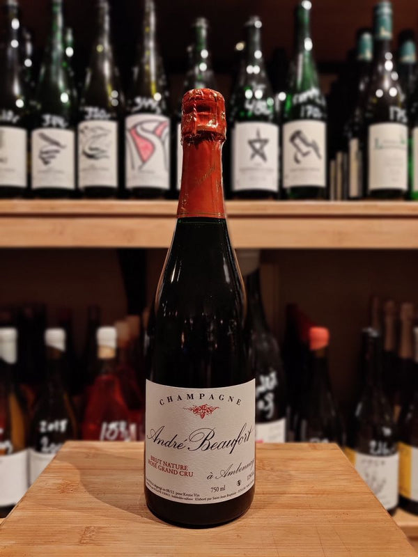 N/V Grand Cru, Rosé, Brut Nature, Ambonnay, André Beaufort