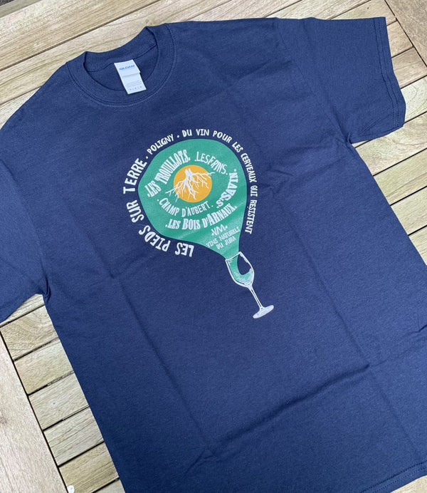 Les Pieds sur Terre-t-shirt - størrelse M