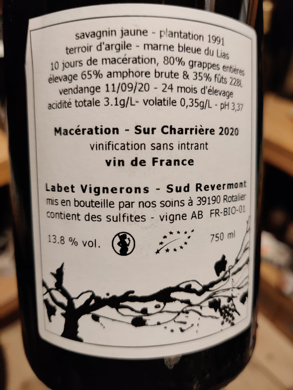 2022 Savagnin La Bardette, Maceration, Domaine Labet