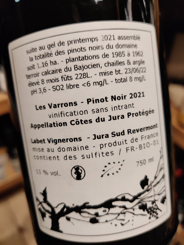 2021 Les Varrons, Pinot Noir, Domaine Labet