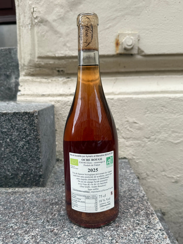 2025 Carthagene, "Vin de liqueur", Ocre Rouge