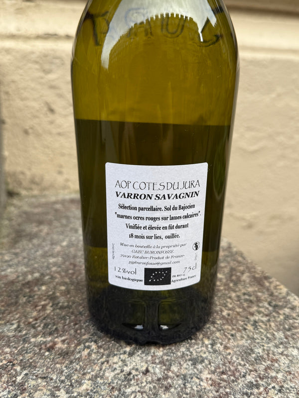 2023 Savagnin, "Varron", Côtes du Jura, Buronfosse