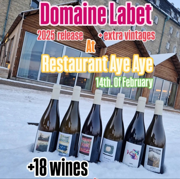 Domaine Labet Lørdagssmagning d. 14/2-2026 Restaurant Aye Aye