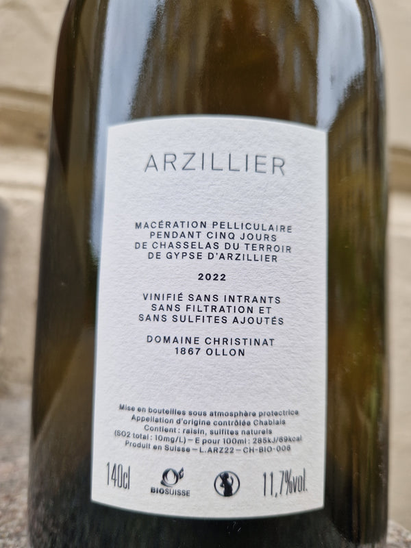 2022 Chasselas, Arzillier, (MAGNUM) Domaine Christinat