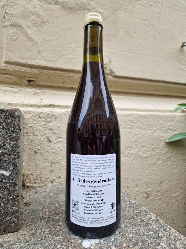 2024 Poulsard/Troussau/Pinot Noir, Au fils de Generations, Domaine Bornard