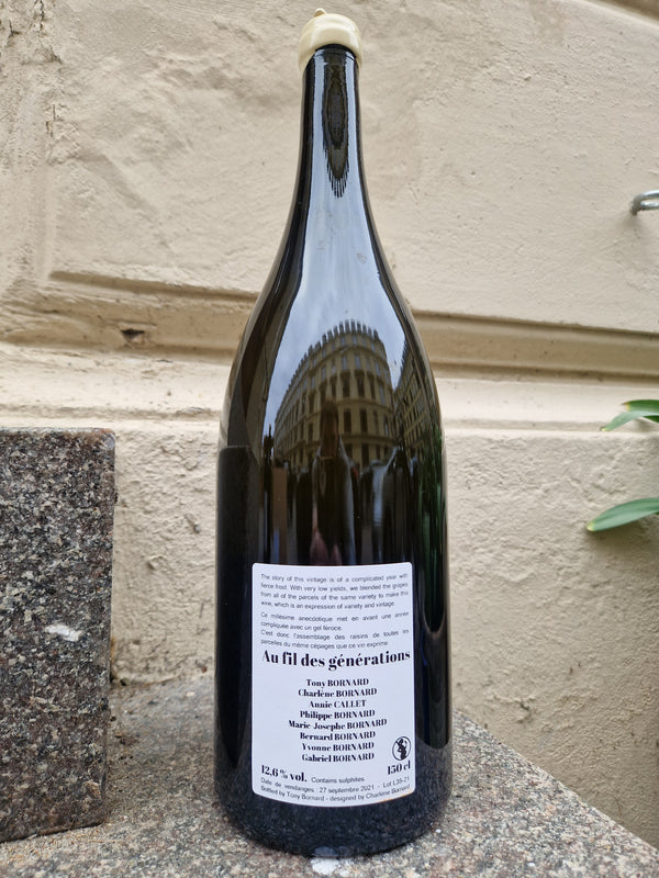 2021 Chardonnay, Au fils de Generations, MAGNUM, Domaine Bornard