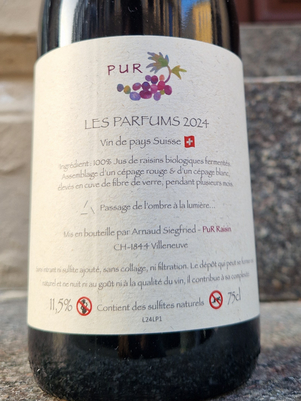 2024 Pinot Noir Chasselas, Les Parfums, PUR Raisin