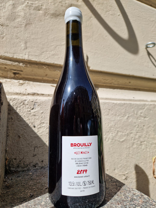 2019 Brouilly, Lieu-dits Les Mines, Pierre Cotton